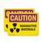 Signmission Radiation & Laser Sign, 7 in H x 10 in W, Vinyl Decal, Rectangle OS-2PACK-CR-D-710-L-10188 - alternate 1
